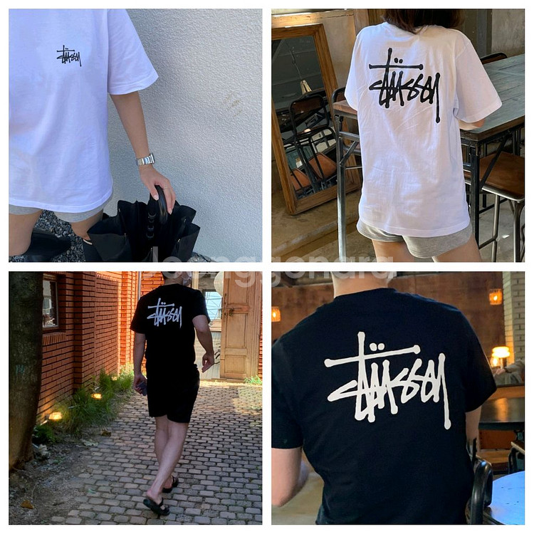 (새상품,창고정리) 스투시 기본 반팔티--0