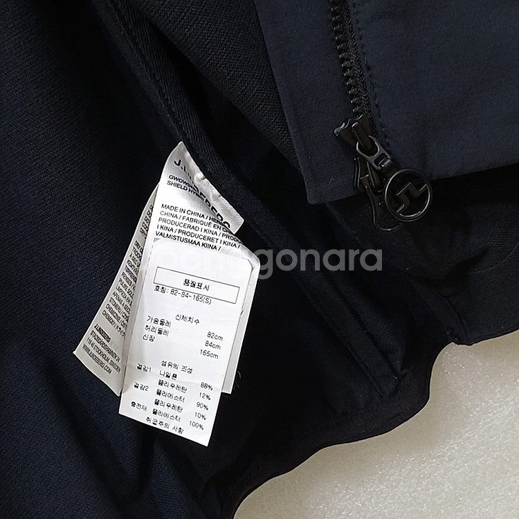 제이린드버그 골프 하이브리드 경량 패딩 조끼 여성 S 블랙--3