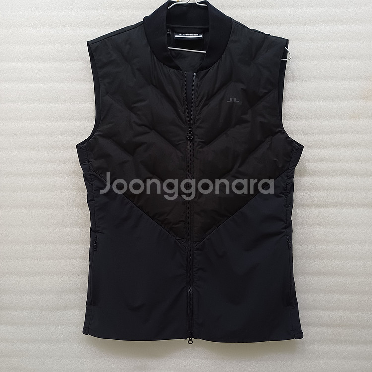 제이린드버그 골프 하이브리드 경량 패딩 조끼 여성 S 블랙--0