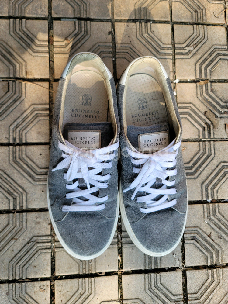 브루넬로 쿠치넬리 스니커즈 스웨이드--1