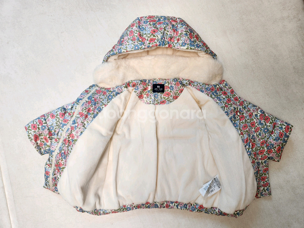 알로앤루 여아 패딩 털 점퍼 90--1