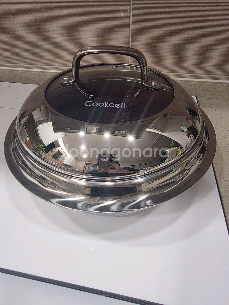 쿡셀 22센치 가마솥 냄비 루비 미사용새상품--0