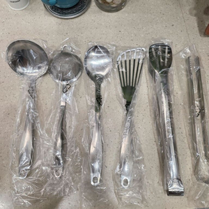 쿡셀 키친툴6종 스테인레스 조리도구 새상품 택포