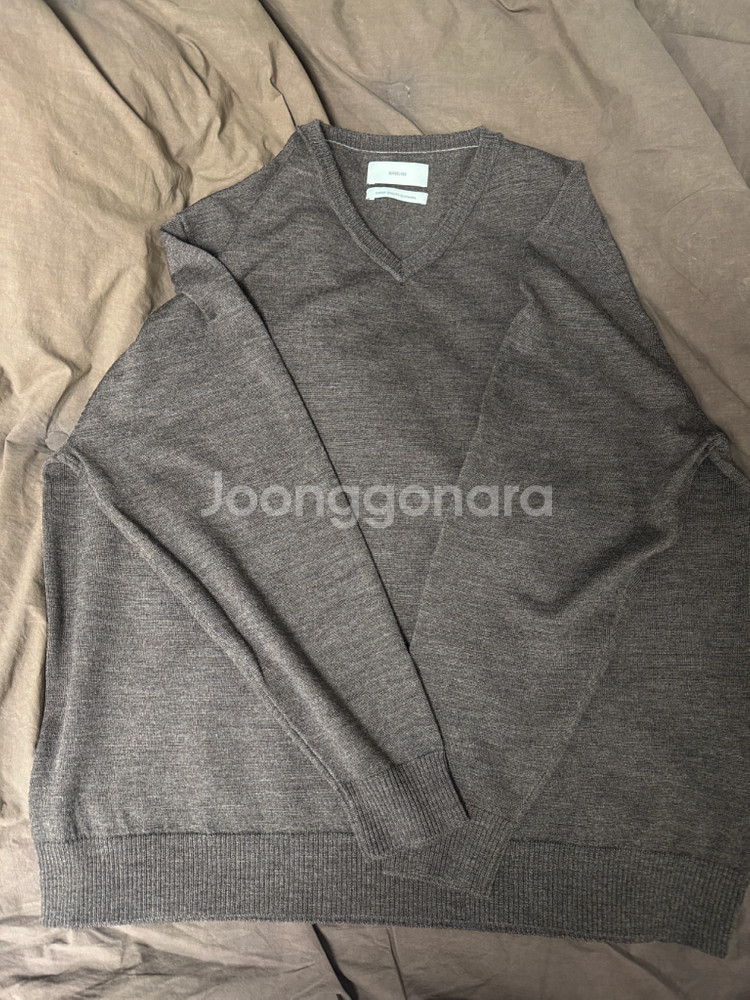 아워셀브스 파인울 브이넥 모카브라운 1사이즈--0