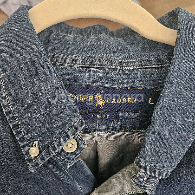 [3세트]폴로 랄프로렌 옥스퍼드 셔츠 L사이즈 데님, 블루, 핑크--7