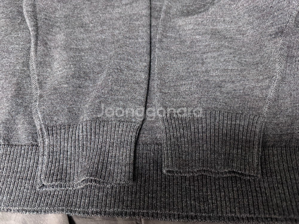 아워셀브스 파인울 브이넥 모카브라운 1사이즈--3