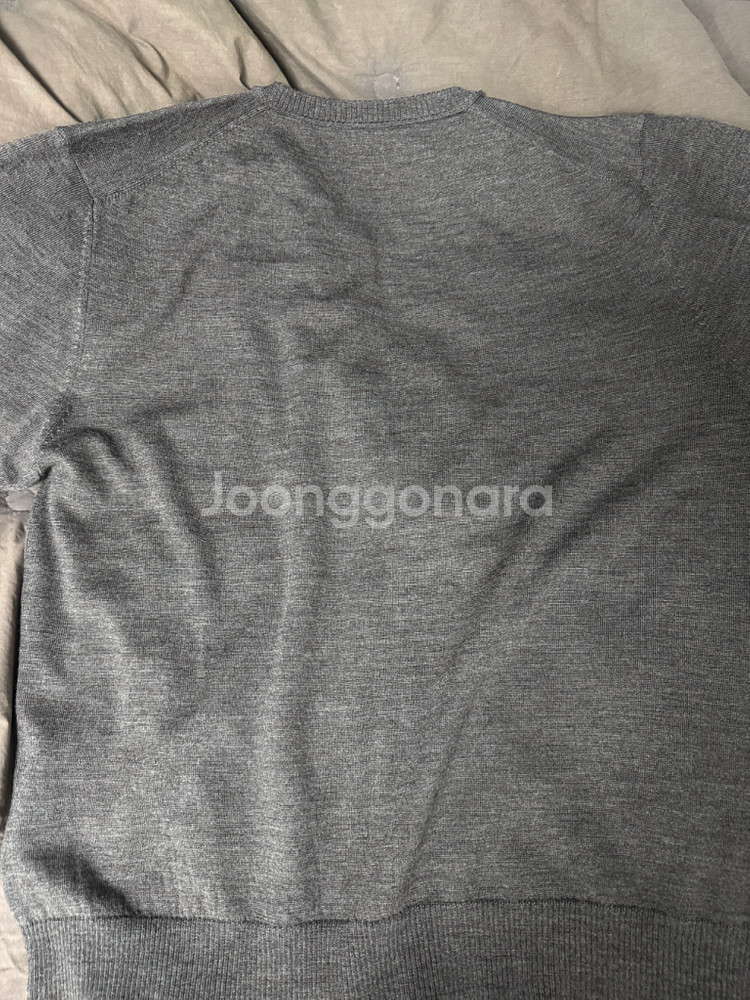 아워셀브스 파인울 브이넥 모카브라운 1사이즈--2