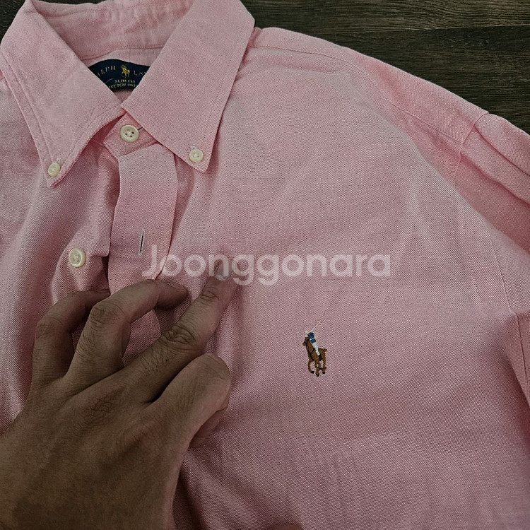 [3세트]폴로 랄프로렌 옥스퍼드 셔츠 L사이즈 데님, 블루, 핑크--17