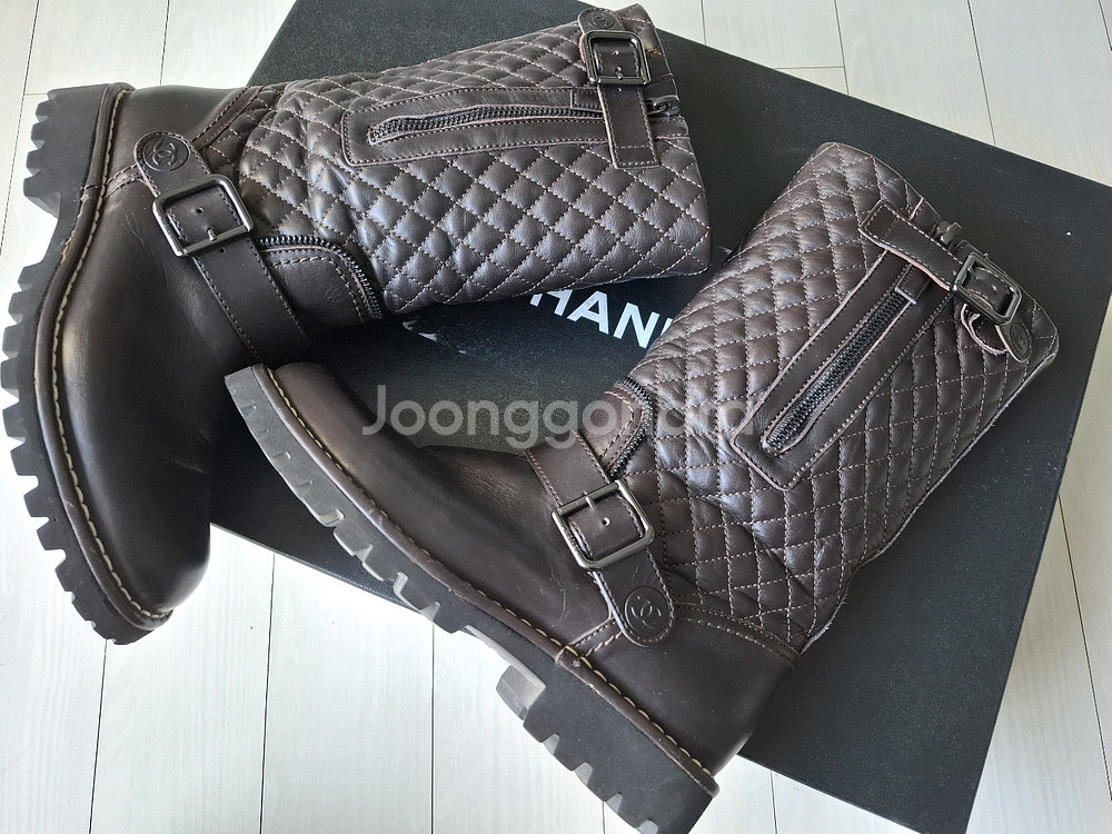 샤넬 퀄팅 부츠 36--3