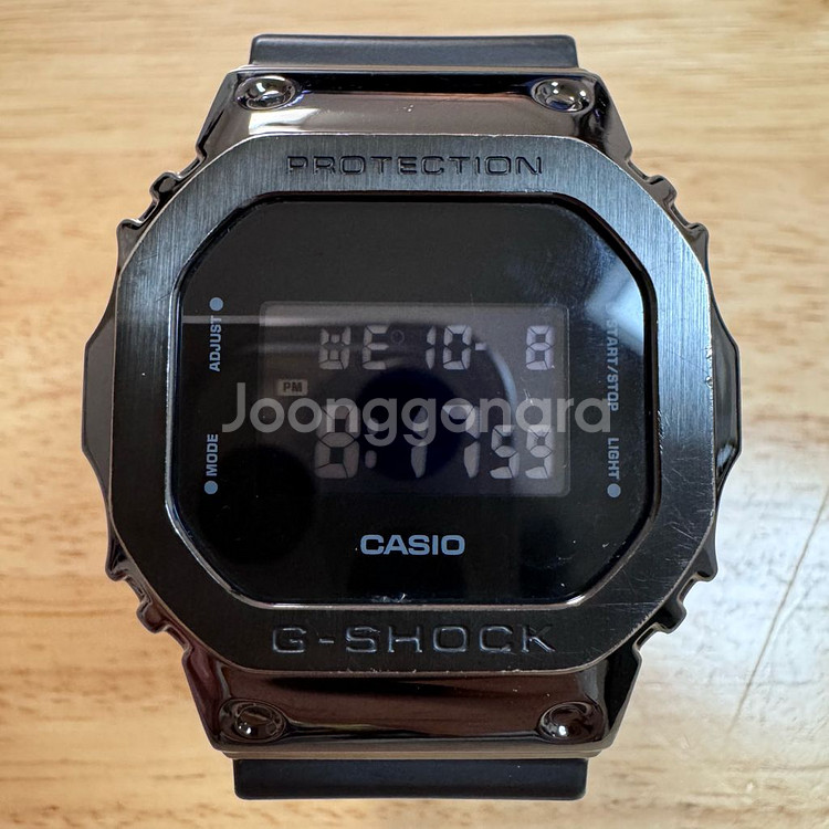 지샥 [GM-5600] 주우재 시계 블랙--1