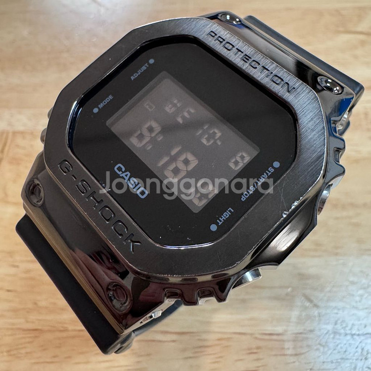 지샥 [GM-5600] 주우재 시계 블랙--3