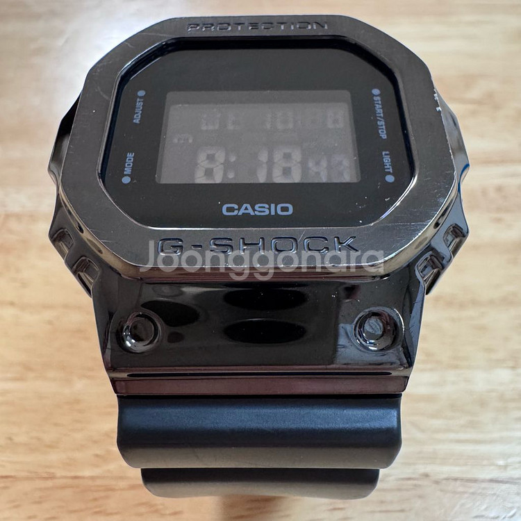 지샥 [GM-5600] 주우재 시계 블랙--5