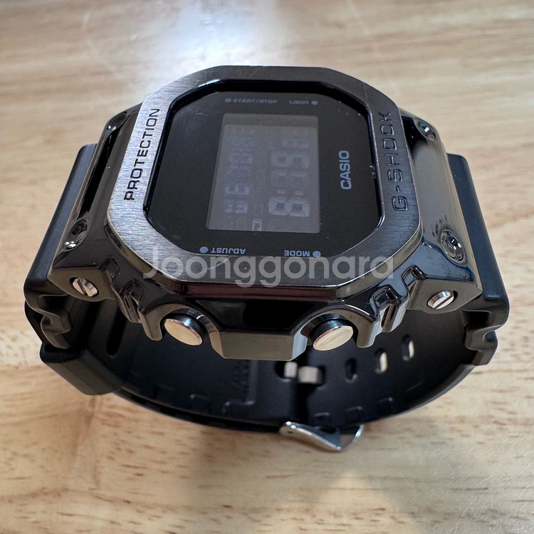 지샥 [GM-5600] 주우재 시계 블랙--8