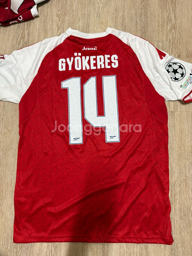 2526 아스날 유니폼 요케레스 유니폼 챔스마킹 요케레--0