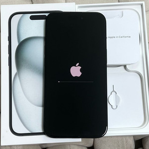 아이폰15 블랙 128GB 배터리100% 새상품
