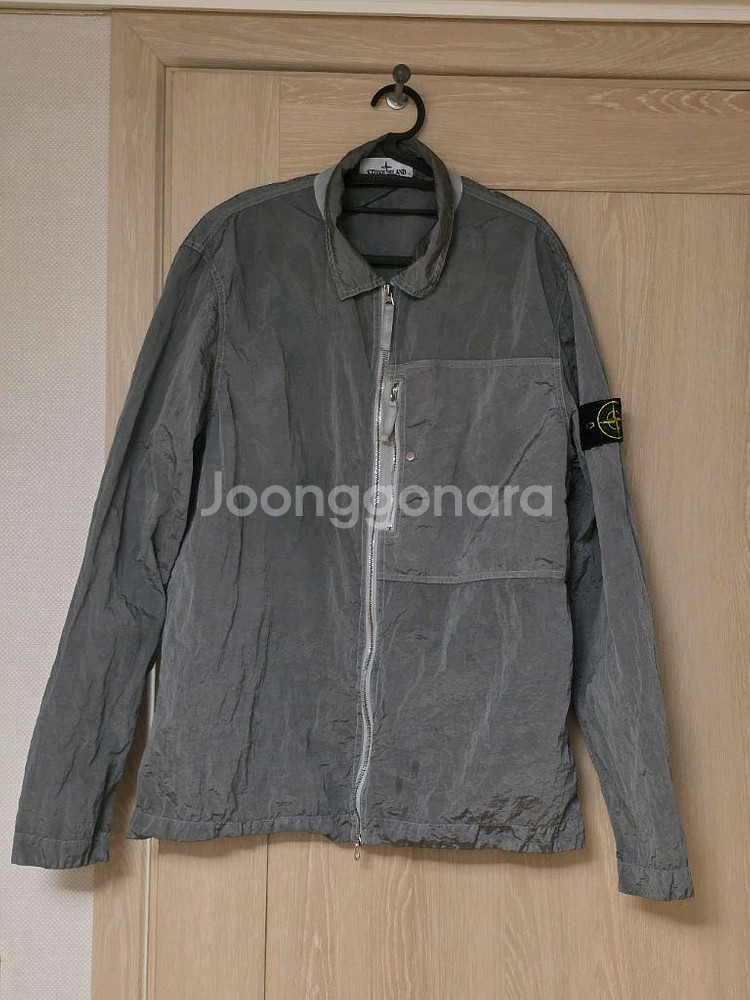 [ 25년 /XL ] 스톤아일랜드 나일론 메탈 오버셔츠--0