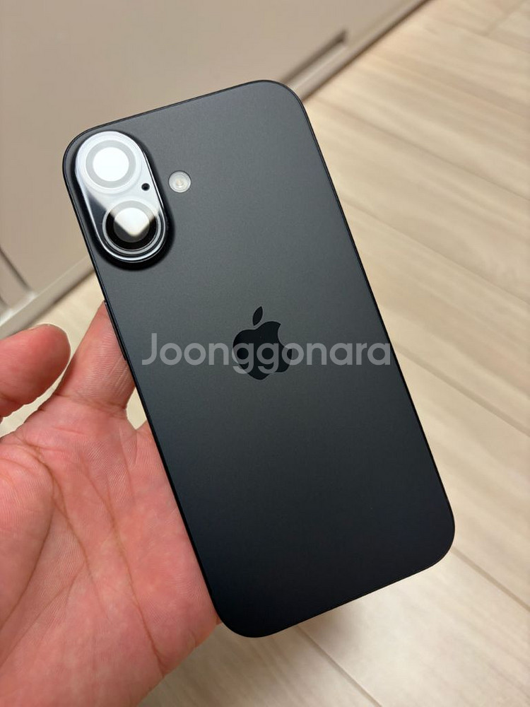 [새상품급] 아이폰16 블랙 256GB 배터리 100%--3