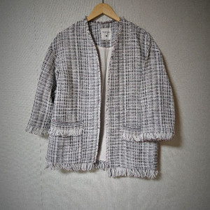 써스데이아일랜드 트위드자켓 S 55사이즈