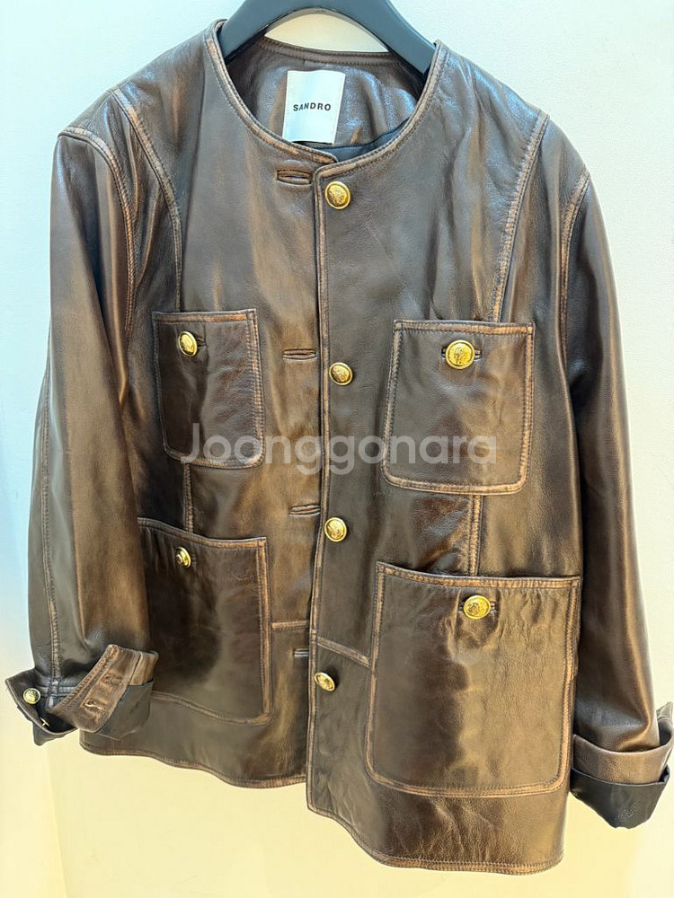 사디오 가죽 자켓--1