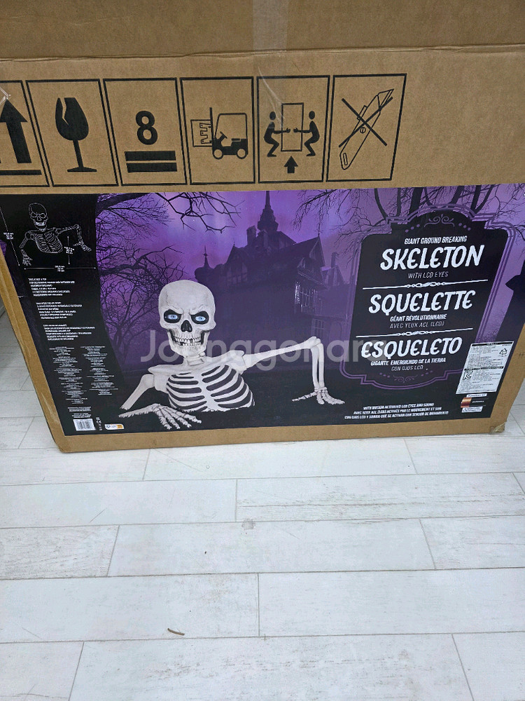 할로윈 스켈레톤 인형 장식품--0