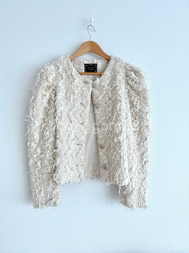 뮤즈바이로즈 이태리트위드 자켓--4