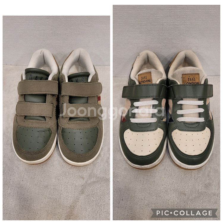 닥스 키즈 벨크로 운동화 180/190--0