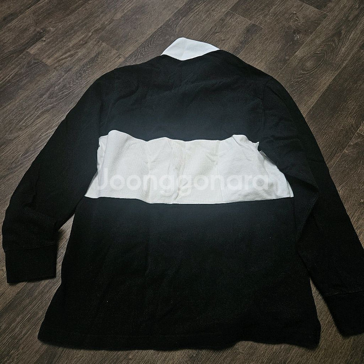 슈프림 로고 반집업 후드티--5