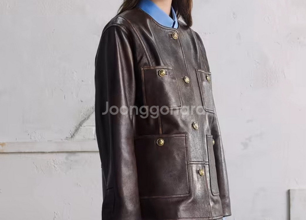 사디오 가죽 자켓--4