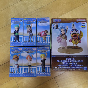 원피스 월드 캐릭터 피규어 세트