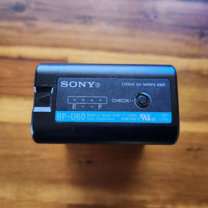 소니 BP-U60 FV100A FZ100 fw50 배터리 팝니다