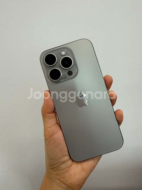 I Phone아이폰15프로 실버 256기가--0