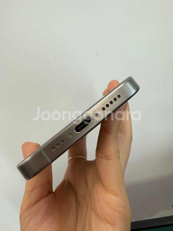 I Phone아이폰15프로 실버 256기가--2