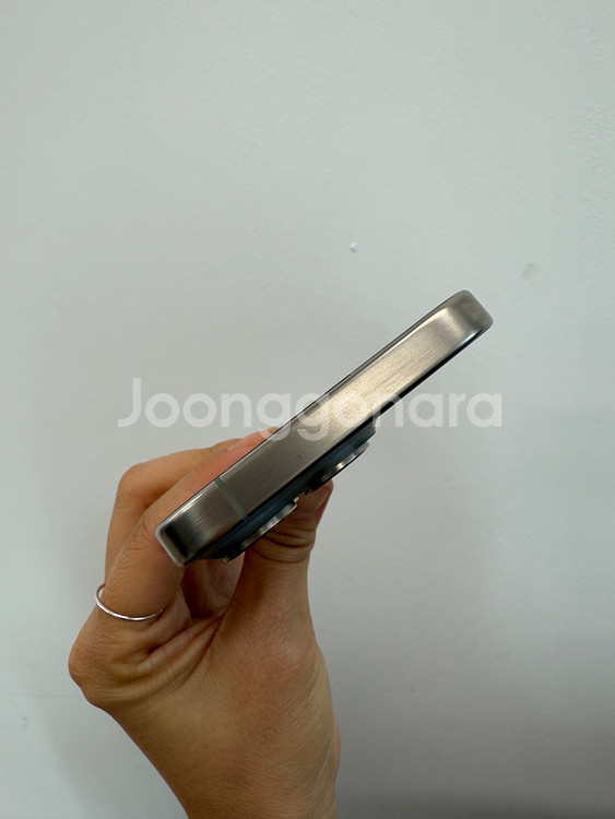 I Phone아이폰15프로 실버 256기가--4