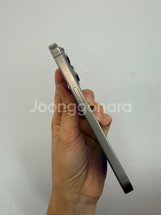 I Phone아이폰15프로 실버 256기가--5