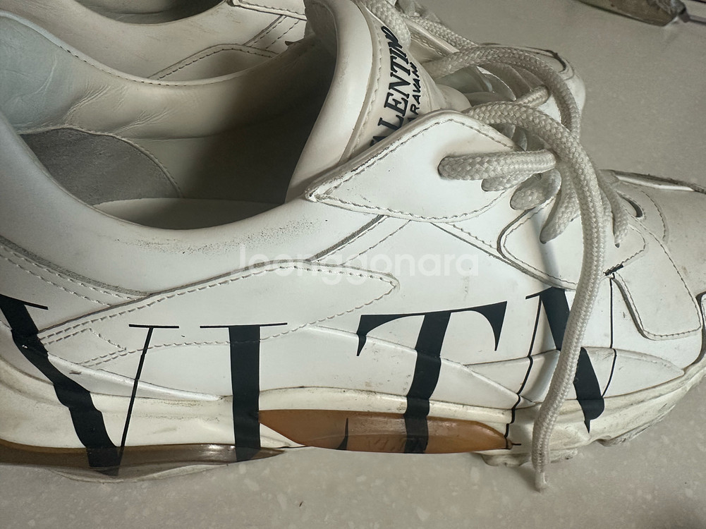 발렌티노 레더 스니커즈--2