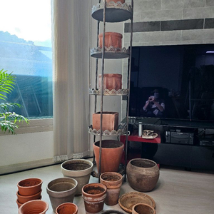 지앤 샵5단 화분철재받침대.토분(다포함)