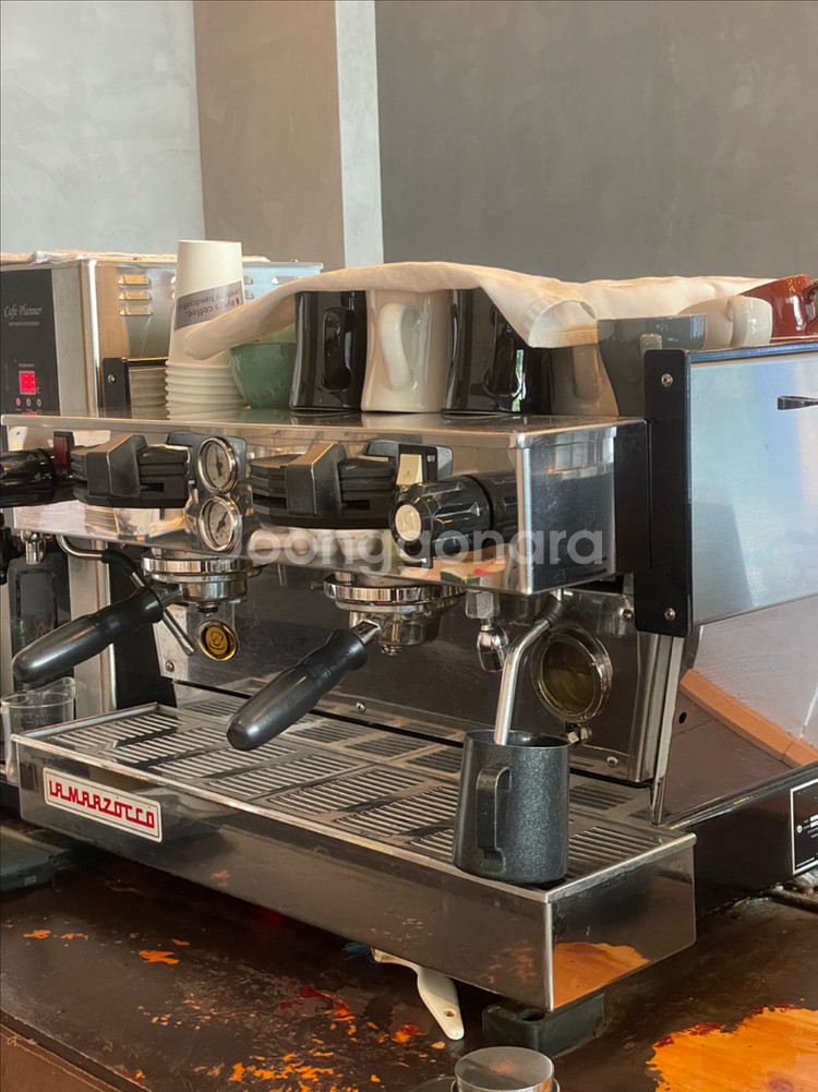 라마르조꼬 리네아 MP 에스프레소 머신 + 볼케이노 그라인더 세트--0