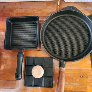 무쇠 주물 스켑슐트 그릴 놀프로 파니니팬 일괄