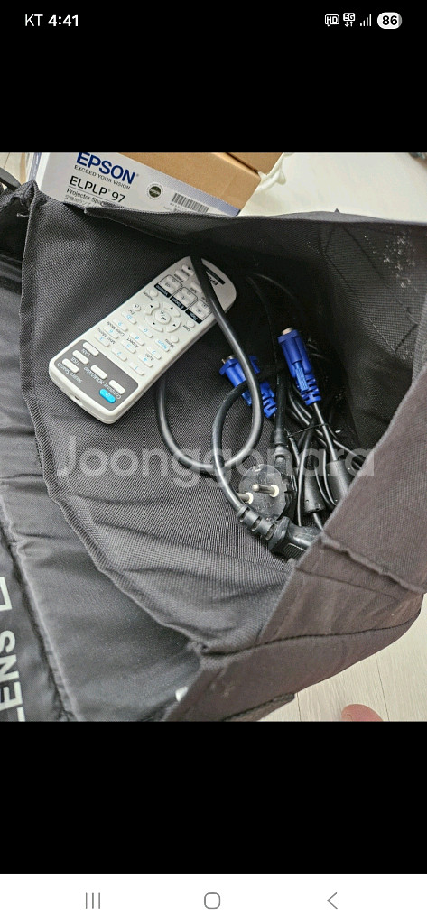 엡손 빔프로젝터 eb-w41 3600안시 순정램프두개--4