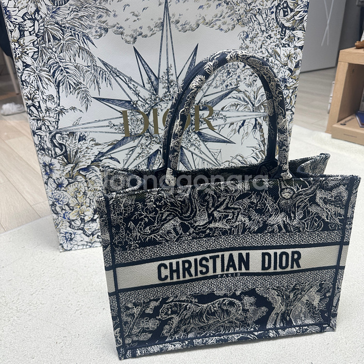 디올 북토트 미디엄백 _ 오블리크 패턴 (풀박스)--0