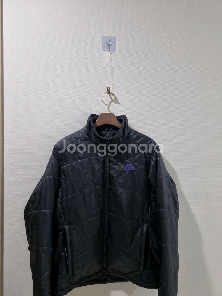 노스페이스 블랙 경량 패딩 자켓--1