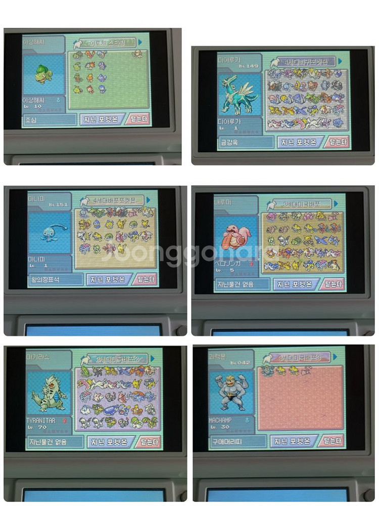 닌텐도ds 포켓몬스터 (하트골드,소울실버) [배포 & 이로치]--2