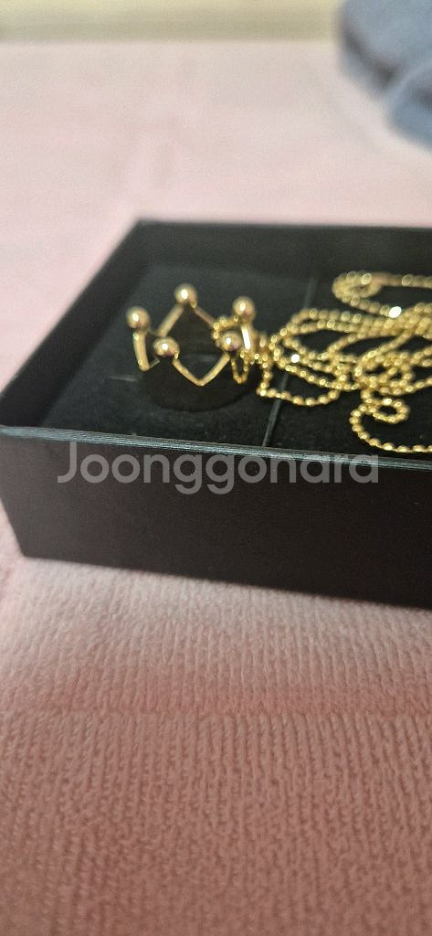 빅뱅 왕관 목걸이 반지--4