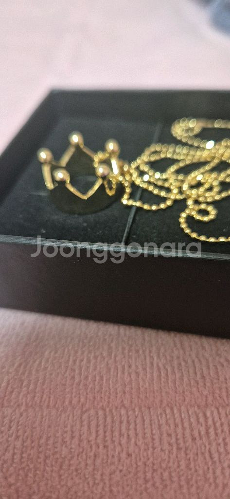 빅뱅 왕관 목걸이 반지--3