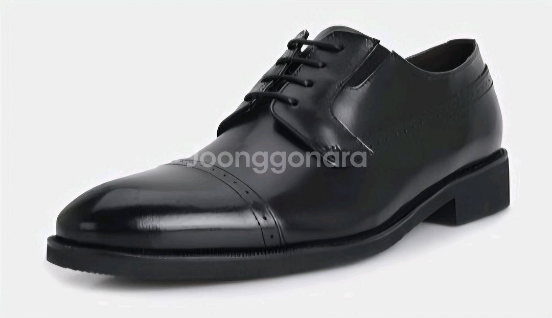 [미착용 제품] 슈펜 성수동 명장 구두 정장화 컴포트 밴딩 더비슈즈 BYSM78A31 블랙 / 브라운 280 사이즈--0