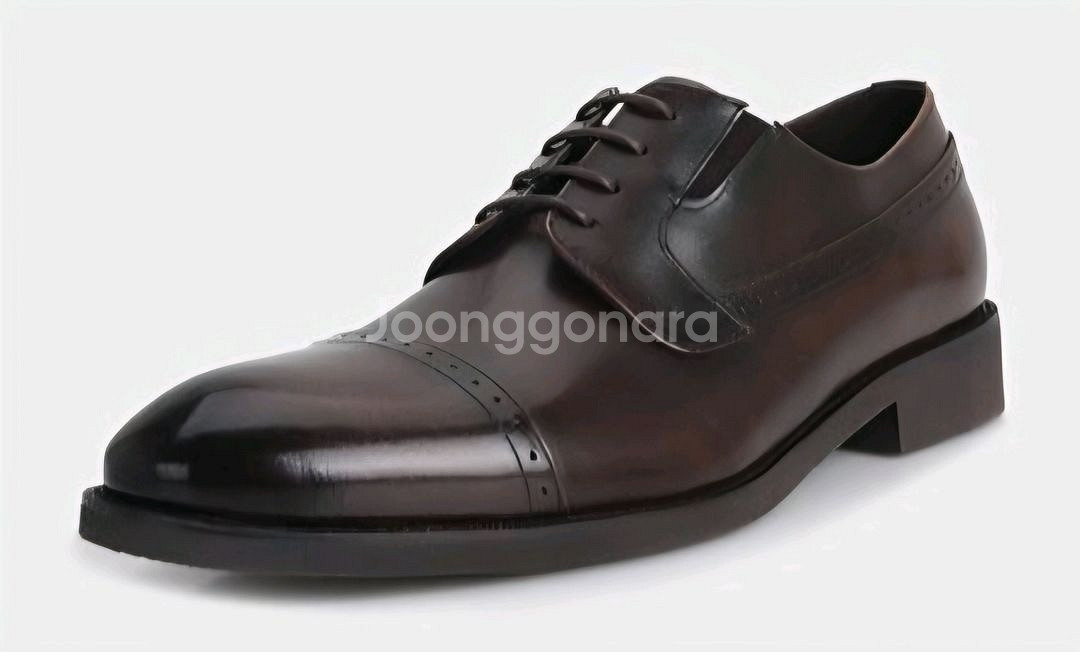 [미착용 제품] 슈펜 성수동 명장 구두 정장화 컴포트 밴딩 더비슈즈 BYSM78A31 블랙 / 브라운 280 사이즈--1