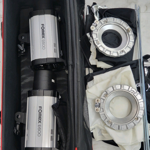 포맥스 E600 2셋트+동조기+가방+조명삼각대/저렴