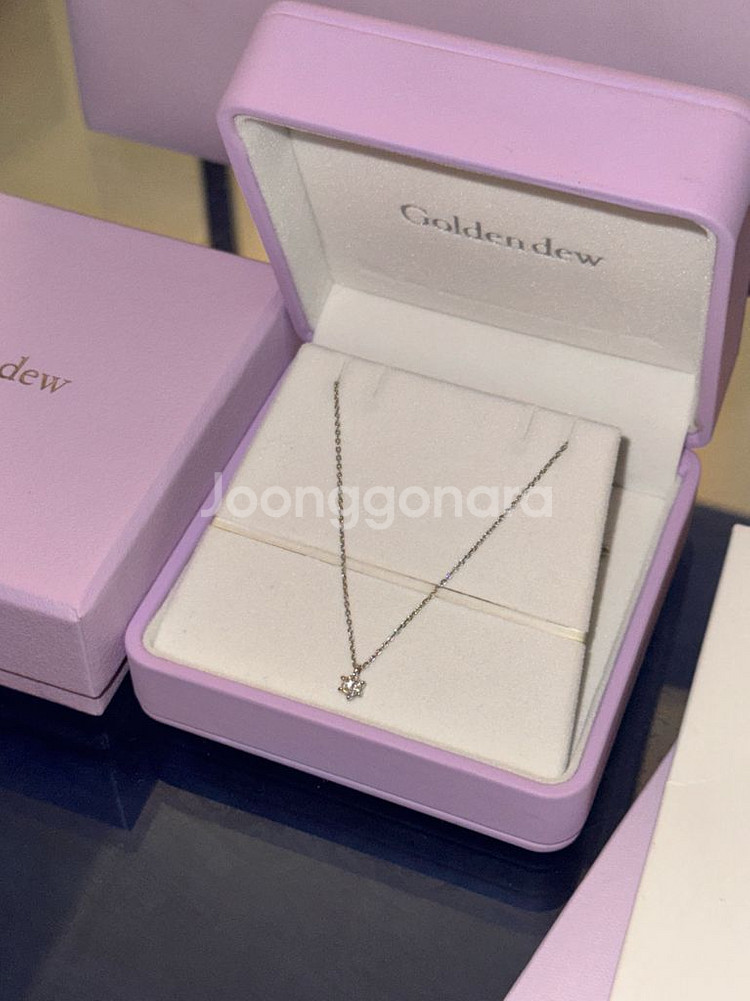 골든듀 러브소네트2 2C 18k 목걸이--0