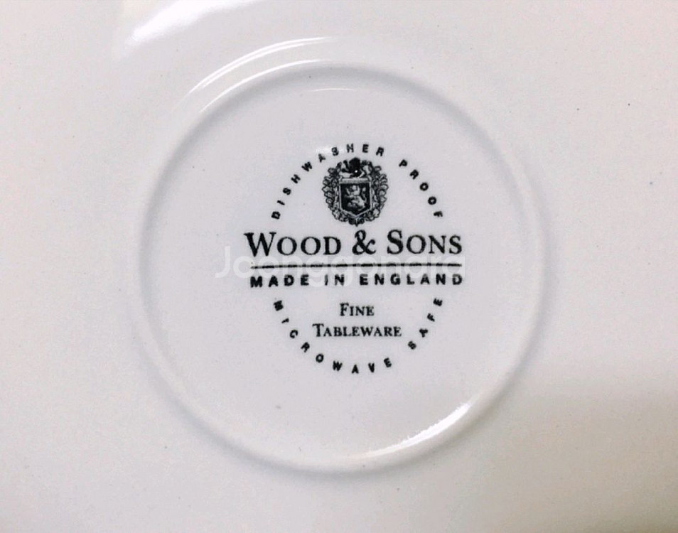 [1조 가격]영국 빈티지 우드앤썬(WOOD&SONS) 큐 블루 찻잔 겸 커피잔--7