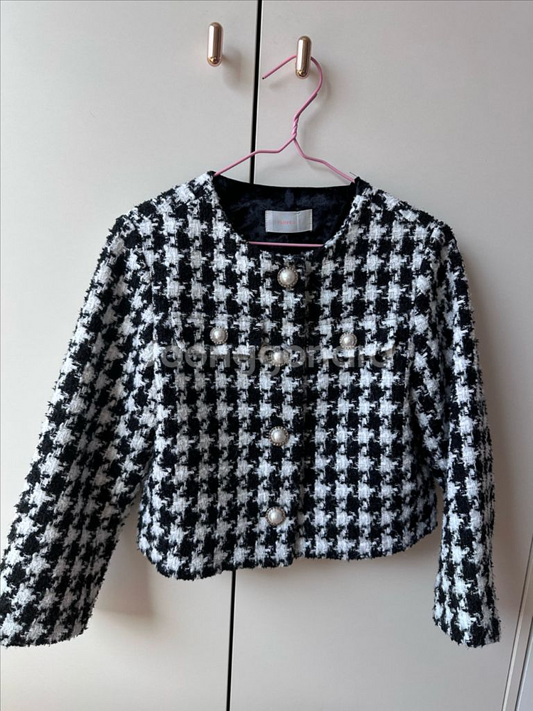 아이러브제이 숏 트위드자켓 XL--0